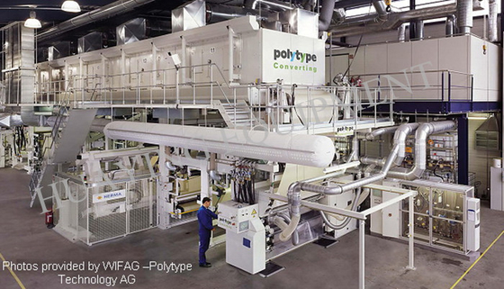 Self Adhesive Label Coating Machine Water-Based UV Curing Unit For Printed Label Paper