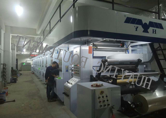 Computer Color Register Rotogravure Printing Machine Max Working Speed 185 m/min Solvent - based